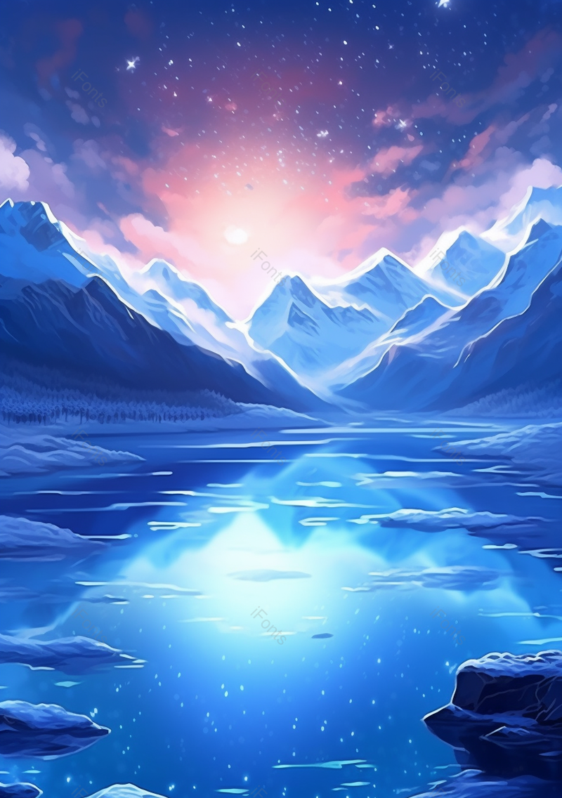 雪山水墨山水插画背景,插画/手绘图,插画/手绘图库,插画/手绘图下载,插画/手绘